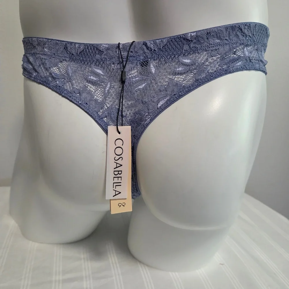 Cosabella Men's Luxury Italian Floral Lace G-String Designer Premium Underwear